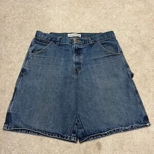 Faded Glory Carpenter Cargo Dark Jorts 36W